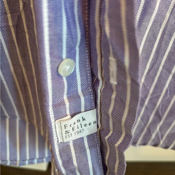 Frank & Eileen Purple Striped Women's Top - Picture 4 of 9